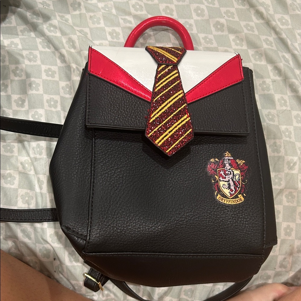 Wizard House Black and Red Backpack